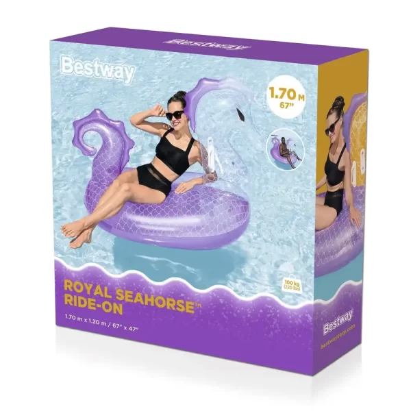 ⁦מזרון ים מתנפח סוס ים BESTWAY⁩ – תמונה ⁦3⁩